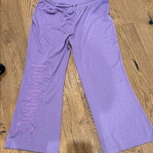 Disney Lavender Wide Leg Pants 1X